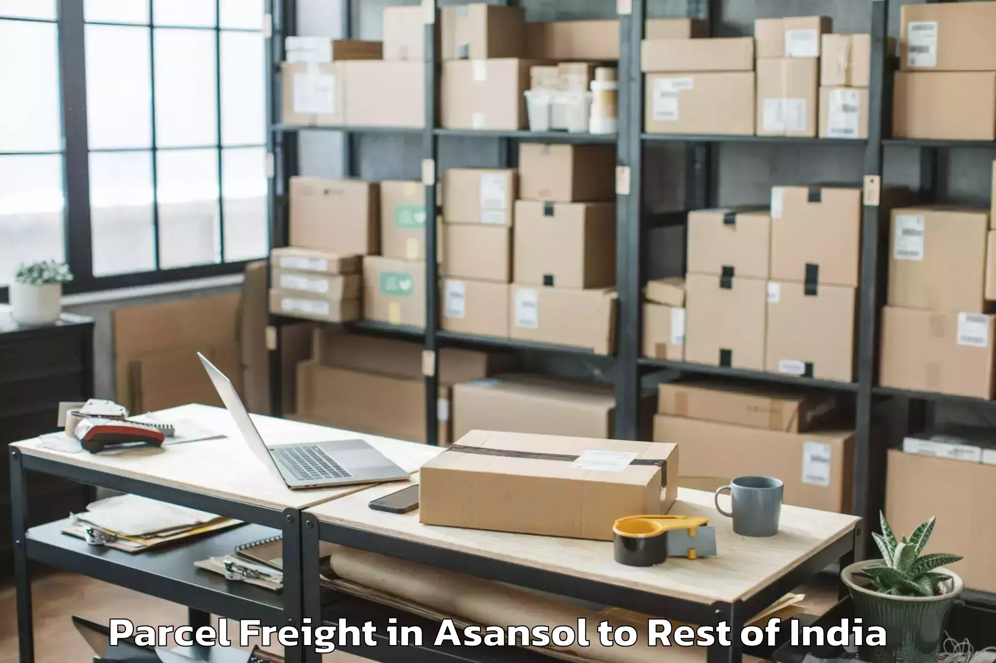 Book Your Asansol to Qazigund Parcel Freight Today